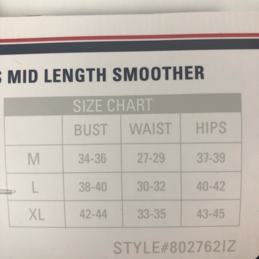 NWT IZOD Women Shapewear Medium Pkg/2 Body Smoothing Seamless Black/Gray Snags - Picture 6 of 9